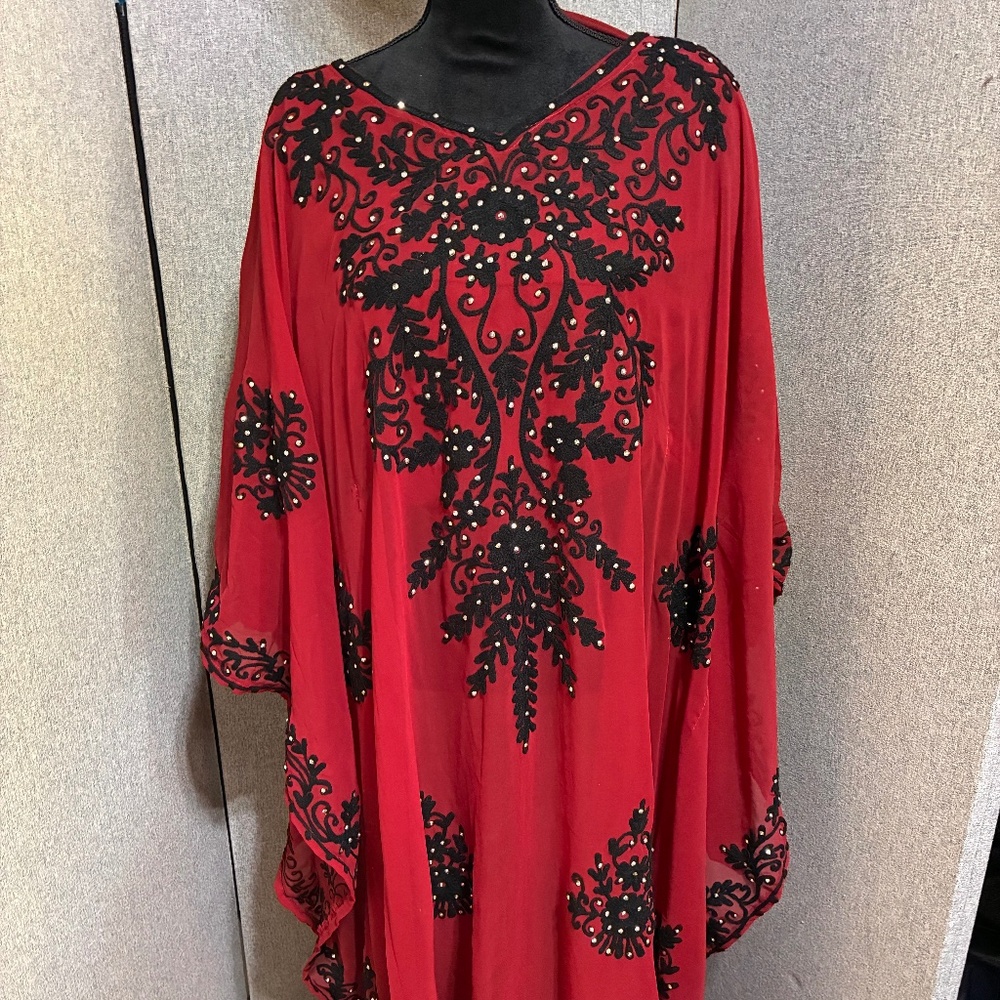 Turkish Rhinestone Eid Kaftan